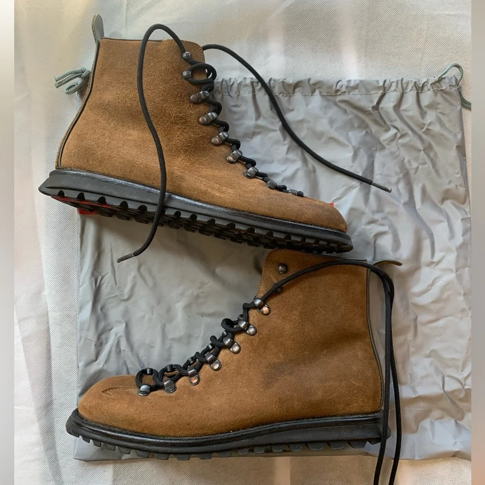 Rare Vintage Prada Linea Rossa Prada Sport Lace Up Suede Boot Women’s 38 - Picture 7 of 7
